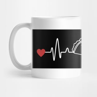 My Heart Beats For Tacos Mug